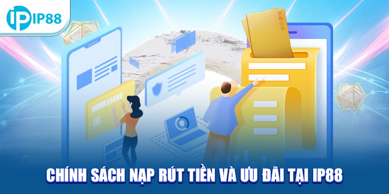 Chính sách nạp rút tiền và ưu đãi tại IP88