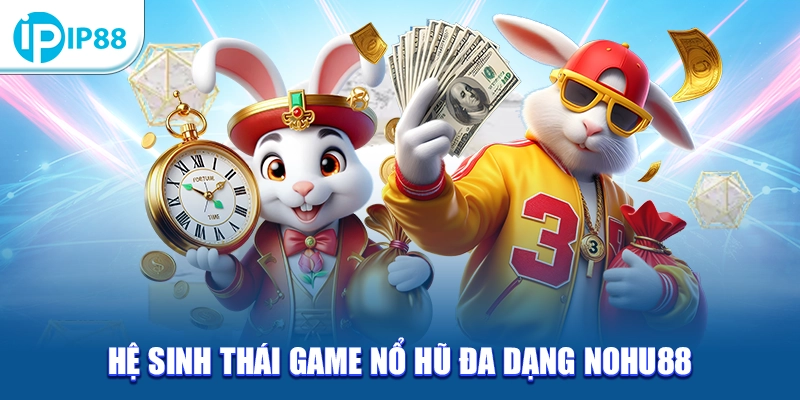 Hệ sinh thái game nổ hũ đa dạng Nohu88