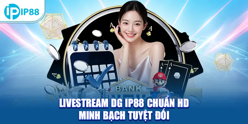Livestream DG IP88 chuẩn HD minh bạch tuyệt đối